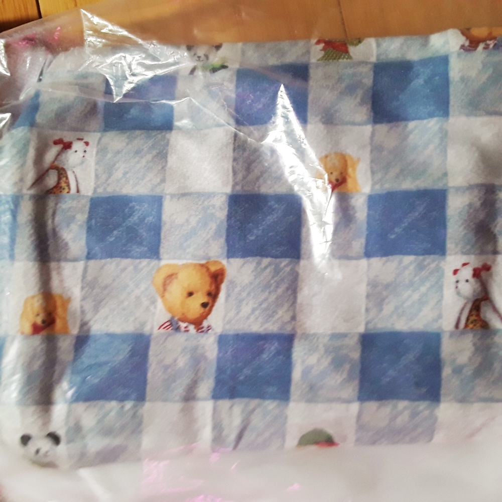 NEW Handmade Teddy Bear Boppy Cover Set